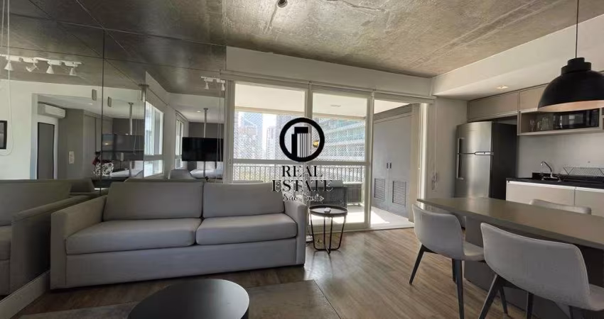 Apartamento para locação, 70m², 1 dormitório, 1 vaga- Cidade Monções