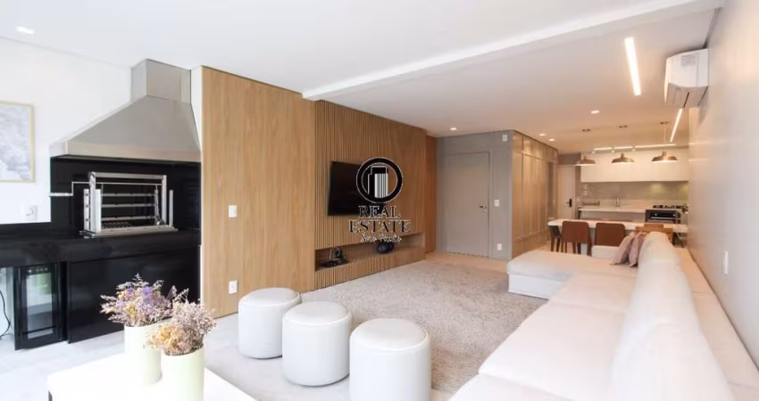 Apartamento para venda 115m², 2 suítes com closet e 2 vagas - Moema