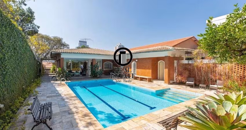 Casa para Venda - 582m², 4 dormitórios, sendo 3 suites, 6 vagas - Brooklin Paulista