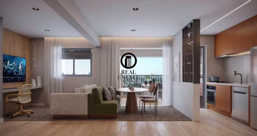 Apartamento para Venda - 60m², 2 dormitórios e 1 vaga - Brooklin Paulista