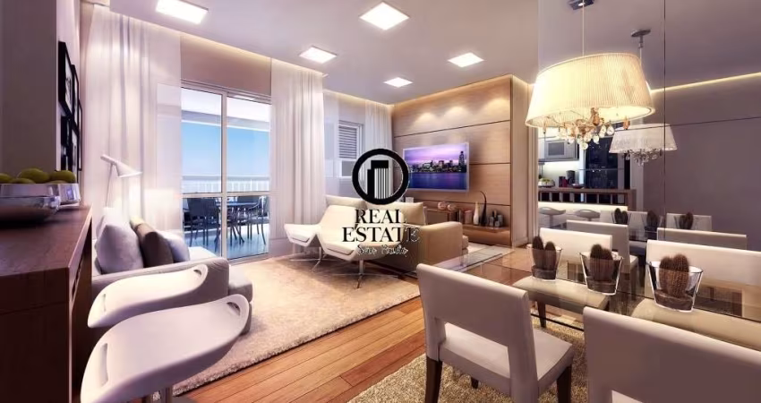 Apartamento para venda, 57m², 2 dormitórios (1 suíte), 1 vaga - Mooca.