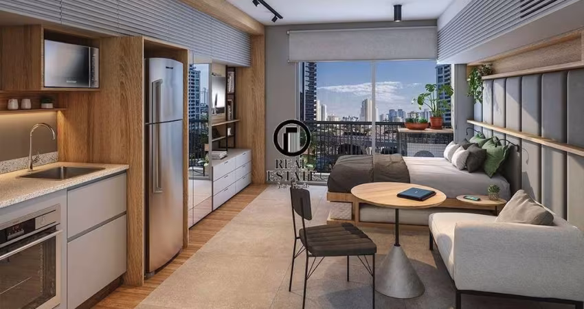 Apartamento para Venda - 24m², 1 dormitório - Brooklin Paulista