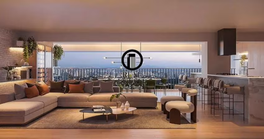 Apartamento para Venda - 164m², 4 dormitórios, sendo 3 suítes, 2 vagas - Brooklin Novo