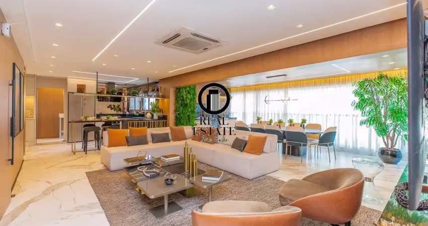 Apartamento para venda - 185m², 4 dormitórios, sendo 3 suites, 3 vagas - chácara santo antônio (zona sul)