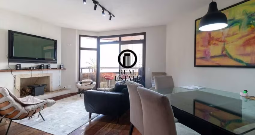 Apartamento para Venda - 122m², 3 dormitórios, sendo 1 suites, 2 vagas - Moema
