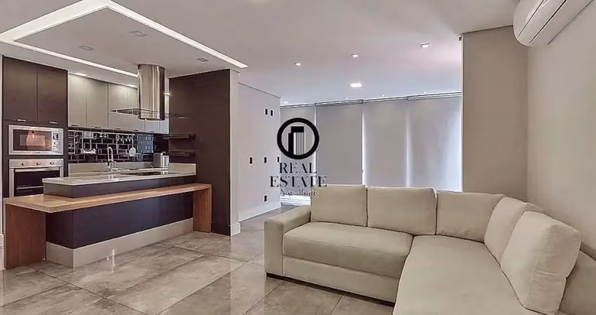 Apartamento para aluguel/ locação 81m², 1 dormitório sendo 1 suíte e 2 vagas - Vila Olimpia