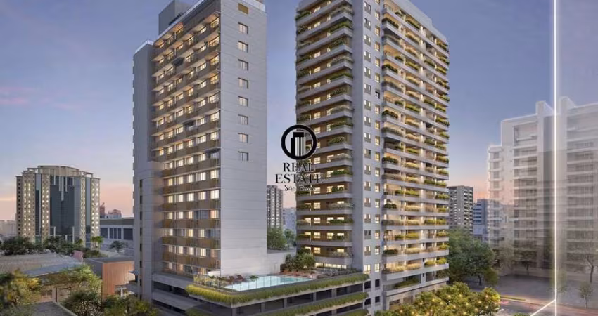 Apartamento para Venda - 123m², 3 dormitórios, sendo 3 suites, 2 vagas - Moema