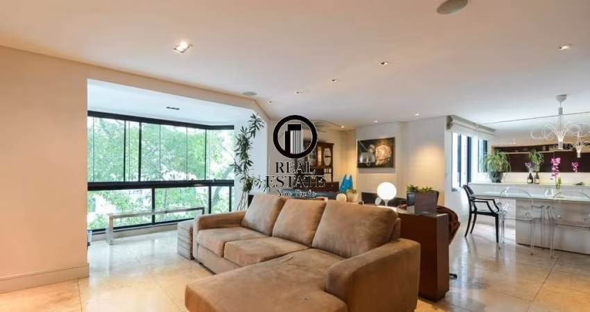 Apartamento para Venda - 172m², 4 dormitórios, sendo 3 suites, 2 vagas - Moema