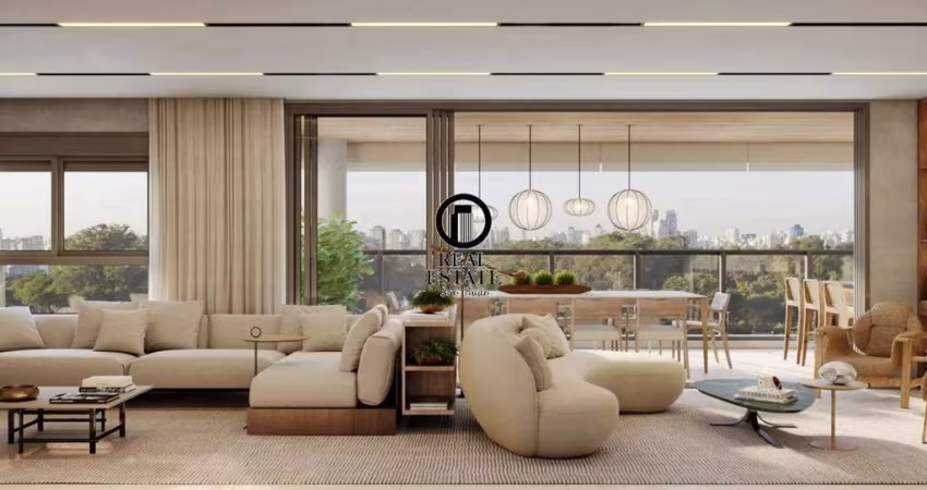 Apartamento para Venda - 151m², 4 dormitórios, sendo 2 suítes e 2 vagas - Brooklin Paulista