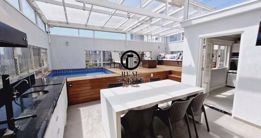 Cobertura Duplex para Venda - 244m², 4 dormitórios, sendo 2 suites, 3 vagas - Vila Andrade