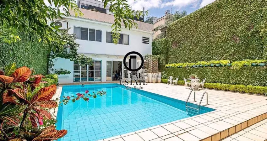 Casa para Venda - 471m², 4 dormitórios, sendo 1 suites, 5 vagas - Brooklin Paulista