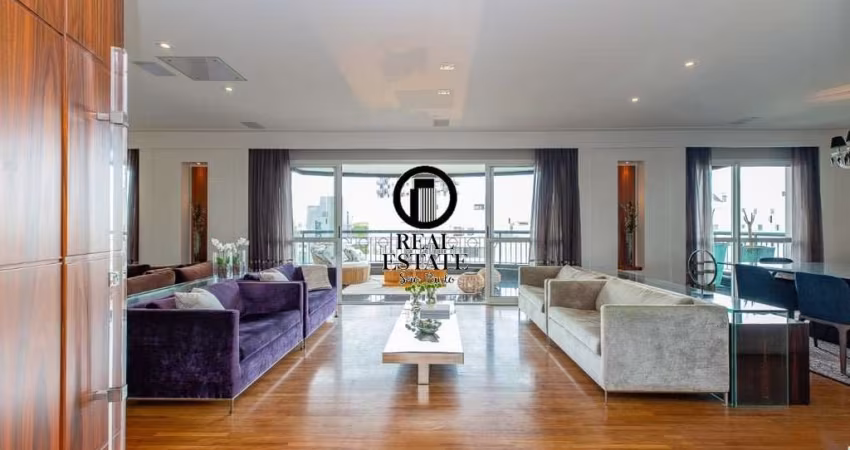 Apartamento para Venda - 300.76m², 4 dormitórios, sendo 4 suites, 5 vagas - Planalto Paulista