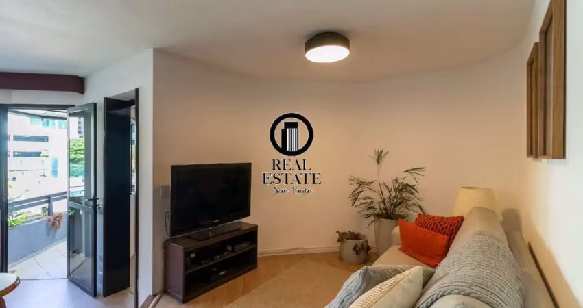 Apartamento para Venda - 48m², 1 dormitório, sendo 1 suites, 1 vaga - Cidade Monções