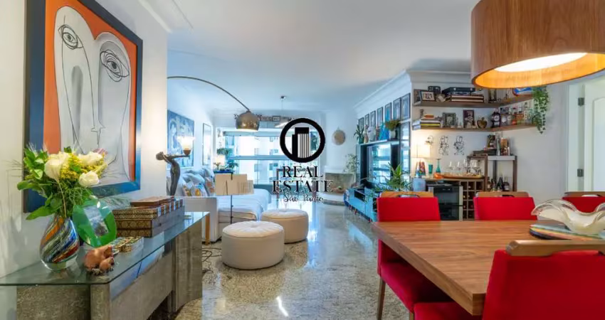 Apartamento para venda - 133m², 3 dormitórios, sendo 1 suites, 3 vagas - real parque