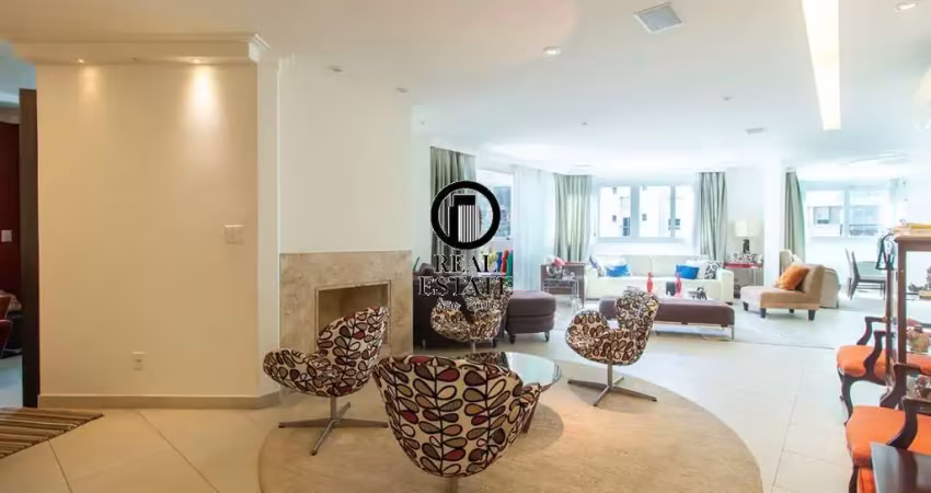 Apartamento para venda - 257m², 3 dormitórios, sendo 3 suites, 4 vagas - real parque