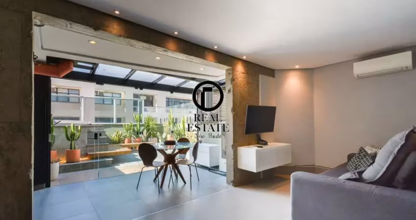 Cobertura duplex para venda - 112m², 2 dormitórios, sendo 2 suites, 2 vagas - pinheiros
