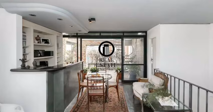 Cobertura duplex para venda - 204m², 2 dormitórios, sendo 2 suites, 2 vagas - vila olímpia