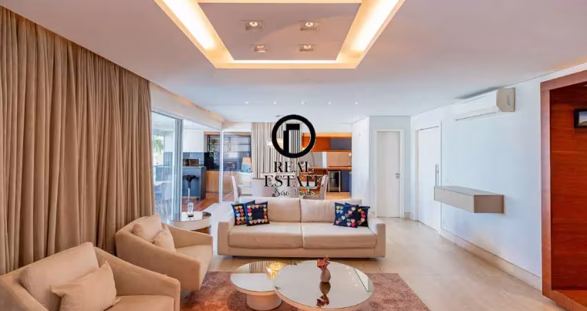 Apartamento para venda - 194m², 3 dormitórios, sendo 3 suites, 4 vagas - campo belo
