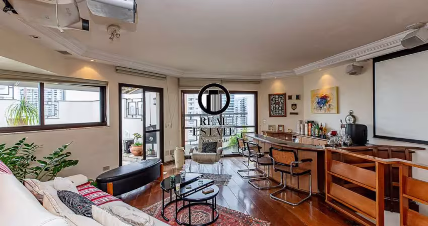 Cobertura duplex para venda - 278m², 4 dormitórios, sendo 2 suites, 3 vagas - cidade monções