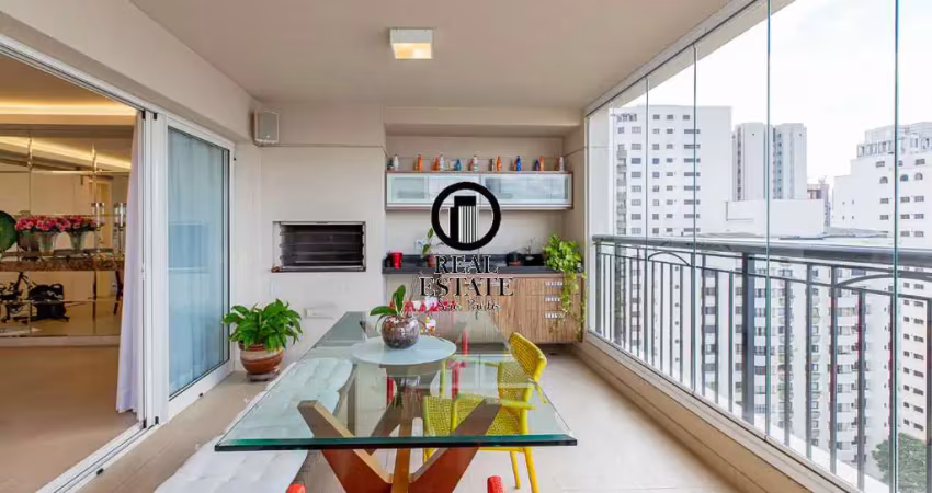 Apartamento para venda - 210m², 3 dormitórios, sendo 3 suites, 3 vagas - moema