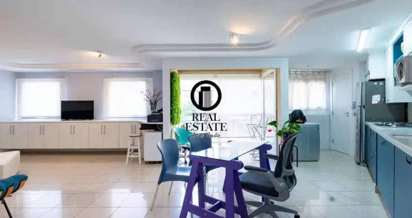 Cobertura duplex para venda - 114m², 1 dormitório, 2 vagas - jardim ampliação