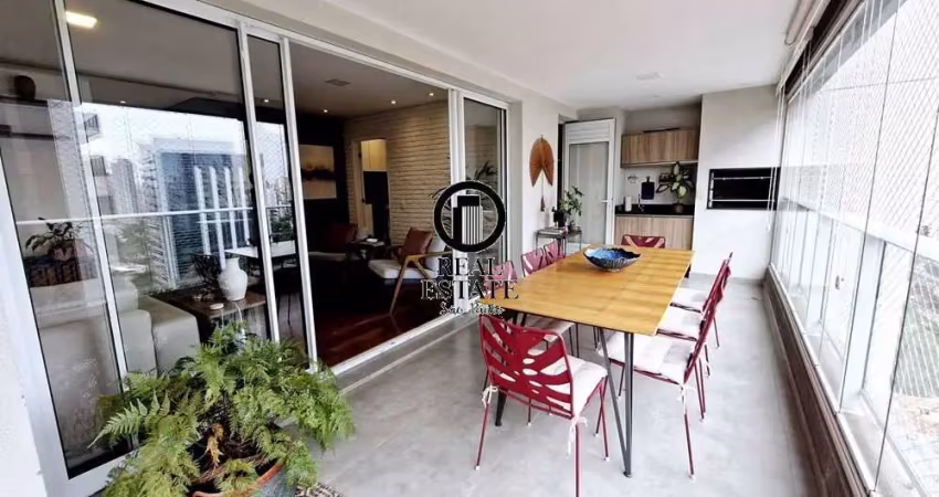 Apartamento para venda - 134m², 3 dormitórios, sendo 3 suites, 2 vagas - cidade monções