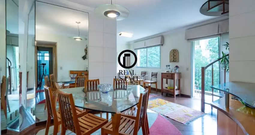 Cobertura duplex para venda - 198m², 3 dormitórios, sendo 3 suites, 4 vagas - jardim ampliação
