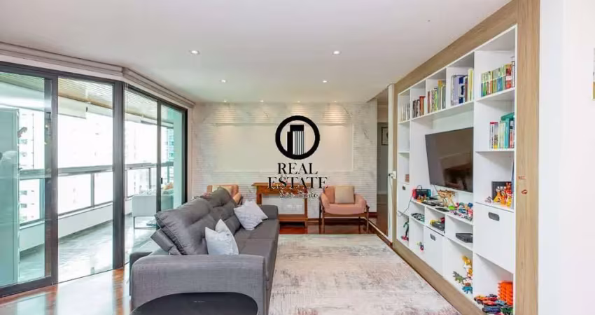 Apartamento para venda - 172m², 4 dormitórios, sendo 3 suites, 2 vagas - moema