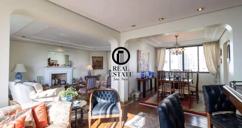 Apartamento para venda - 255m², 4 dormitórios, sendo 4 suites, 3 vagas - campo belo