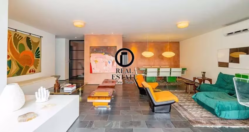 Apartamento para venda - 218m², 3 dormitórios, sendo 3 suites, 4 vagas - brooklin paulista