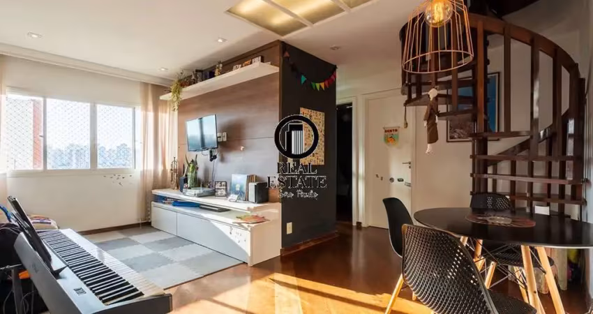 Cobertura duplex para venda - 107m², 2 dormitórios, 1 vaga - vila gumercindo