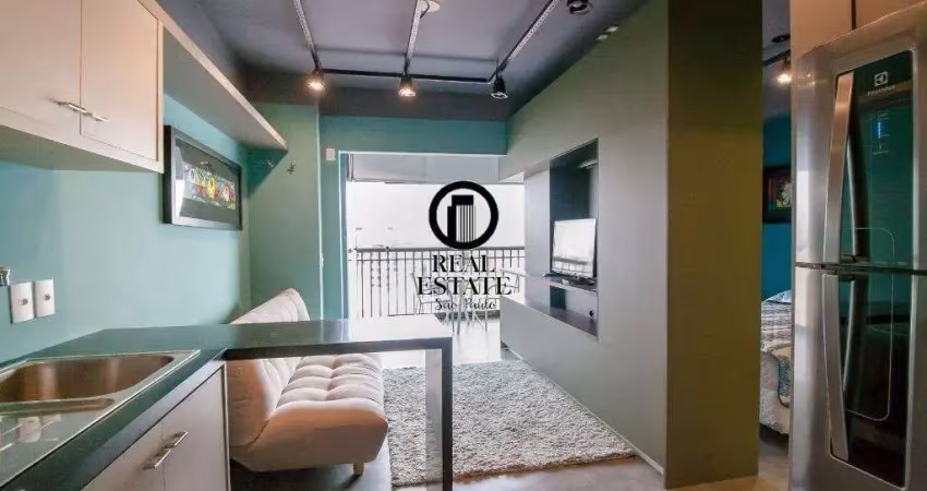 Apartamento para aluguel/locação 42m², 1 dormitório e 1 vaga - bela vista