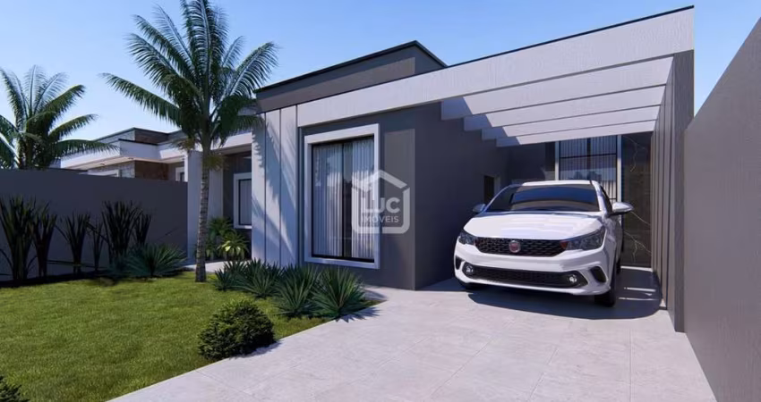 Casa nova com magnifica fachada, Passauna, Araucaria - PR