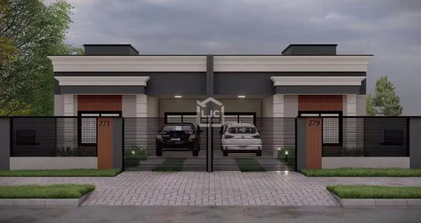 LanÇamento casa 3 quartos, Costeira, Araucaria - PR