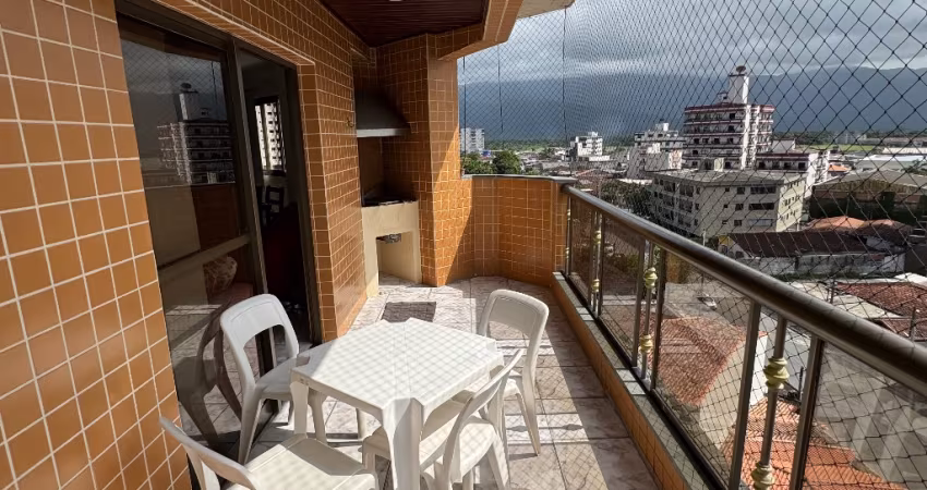 Lindo apartamento 2 dormitórios em frente à feirinha de artesanato da Vila Caiçara, Praia Grande-SP.