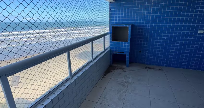 Lindo apartamento frente mar com 2 dormitórios 2 vagas no maracanã-praia grande-sp