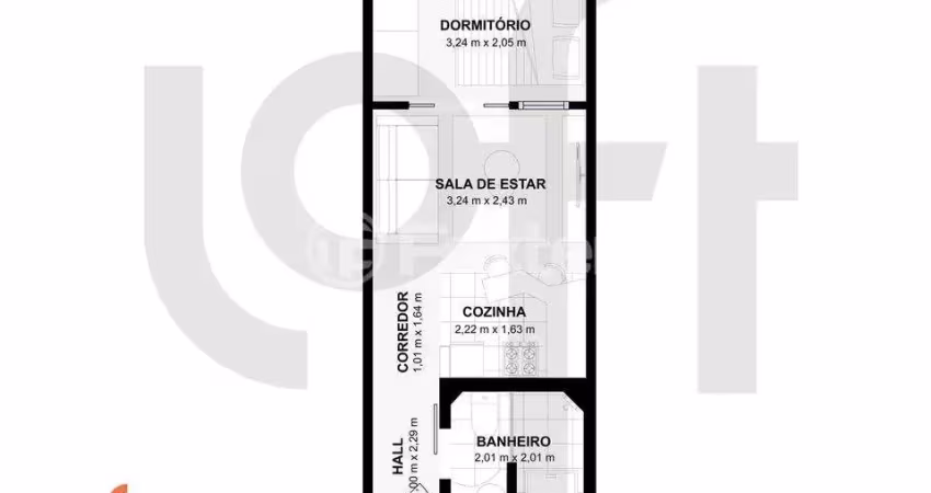 Kitnet / Stúdio à venda na Avenida Nove de Julho, 656, Bela Vista, São Paulo