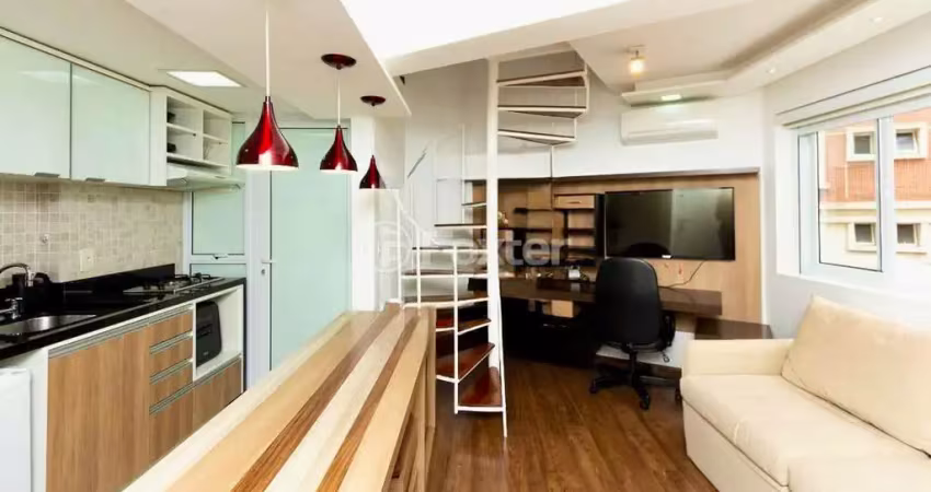 Flat com 1 quarto à venda na Rua Gararu, 140, Moema, São Paulo