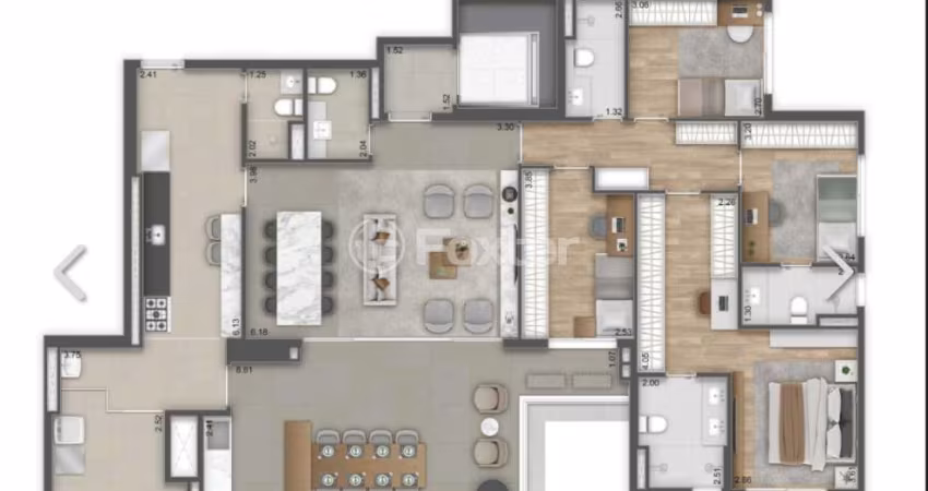 Apartamento com 4 quartos à venda na Rua Adib Miguel Haddad, 203, Vila Firmiano Pinto, São Paulo