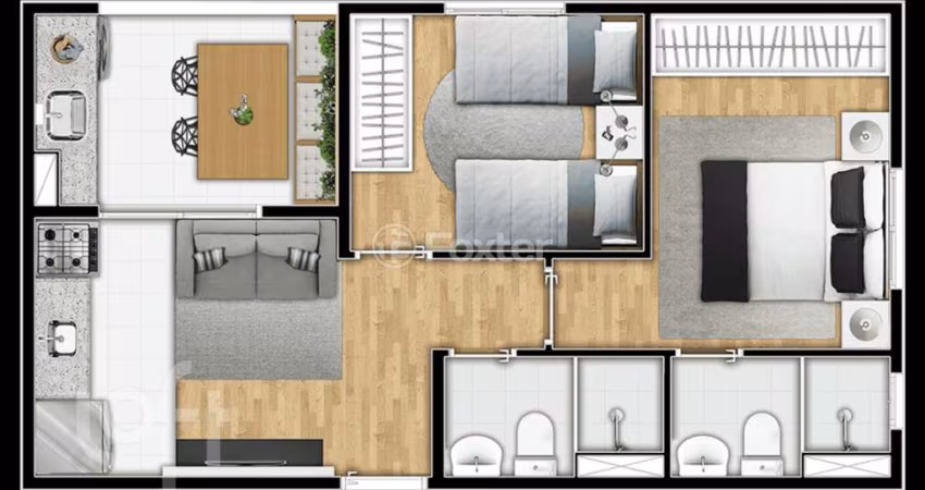 Apartamento com 2 quartos à venda na Avenida Rotary, 1520, Vila das Bandeiras, Guarulhos