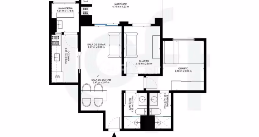 Apartamento com 1 quarto à venda na Rua Amaro Bezerra Cavalcanti, 694, Vila Matilde, São Paulo