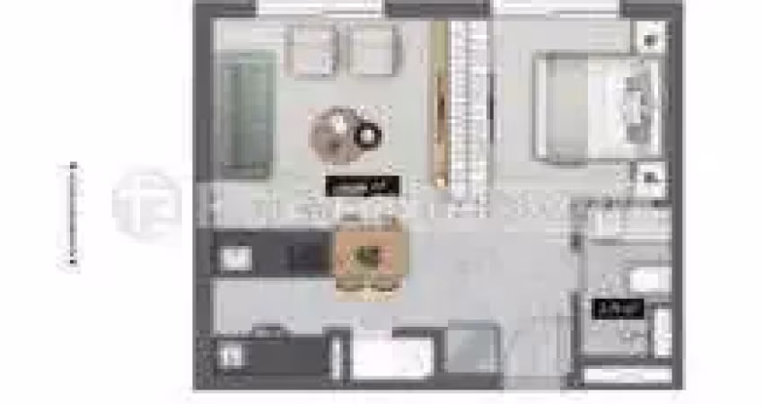 Apartamento com 1 quarto à venda na Avenida Francisco Petuco, 288, Boa Vista, Porto Alegre