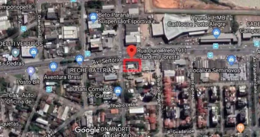 Terreno comercial à venda na Rua Ouro Preto, 901, Jardim Floresta, Porto Alegre