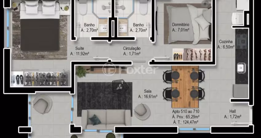 Apartamento com 2 quartos à venda na Avenida João Pessoa, 553, Centro Histórico, Porto Alegre