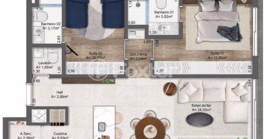 Apartamento com 2 quartos à venda na Rua Comendador Rheingantz, 254, Auxiliadora, Porto Alegre