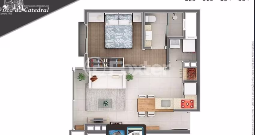 Apartamento com 1 quarto à venda na Rua Visconde De Mauá, 355, Centro, Canela
