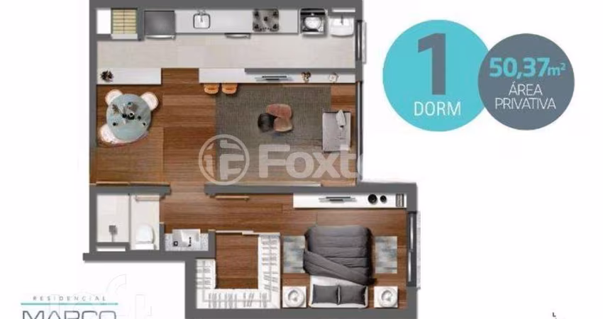 Apartamento com 1 quarto à venda na Rua Dom Diogo de Souza, 580, Cristo Redentor, Porto Alegre