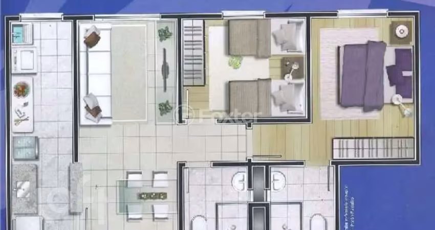 Apartamento com 2 quartos à venda na Rua Coronel Aparício Borges, 910, Glória, Porto Alegre