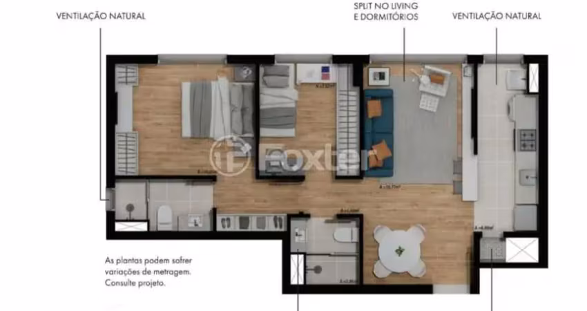 Apartamento com 2 quartos à venda na Rua Cipó, 392, Passo da Areia, Porto Alegre