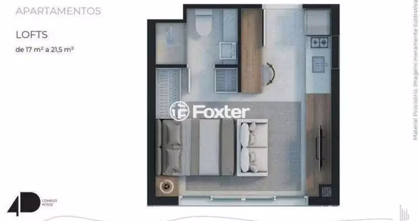 Loft com 1 quarto à venda na Rua Almirante Tamandaré, 150, Floresta, Porto Alegre